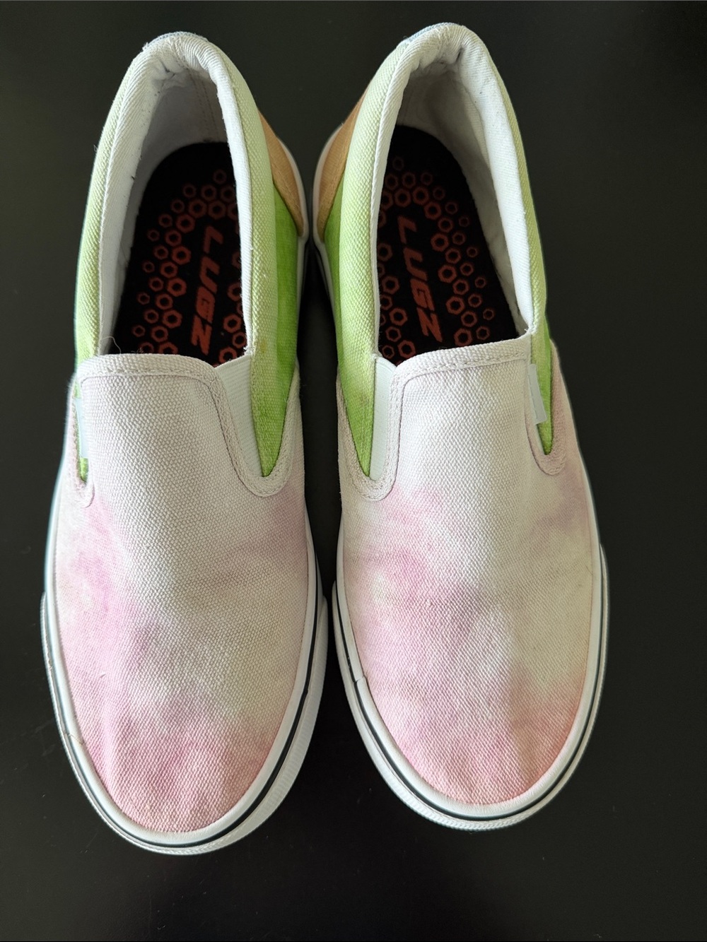 Lugs Clipper 2 Slip-On Canvas Shoes - Pink & Green